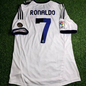 Cristiano Ronaldo Real Madrid 2012 2013 Anniversary Soccer Jersey Shirt BNWT L